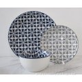 12 PCS Pad Printing Porcelain Tableware Dinnerware Plates